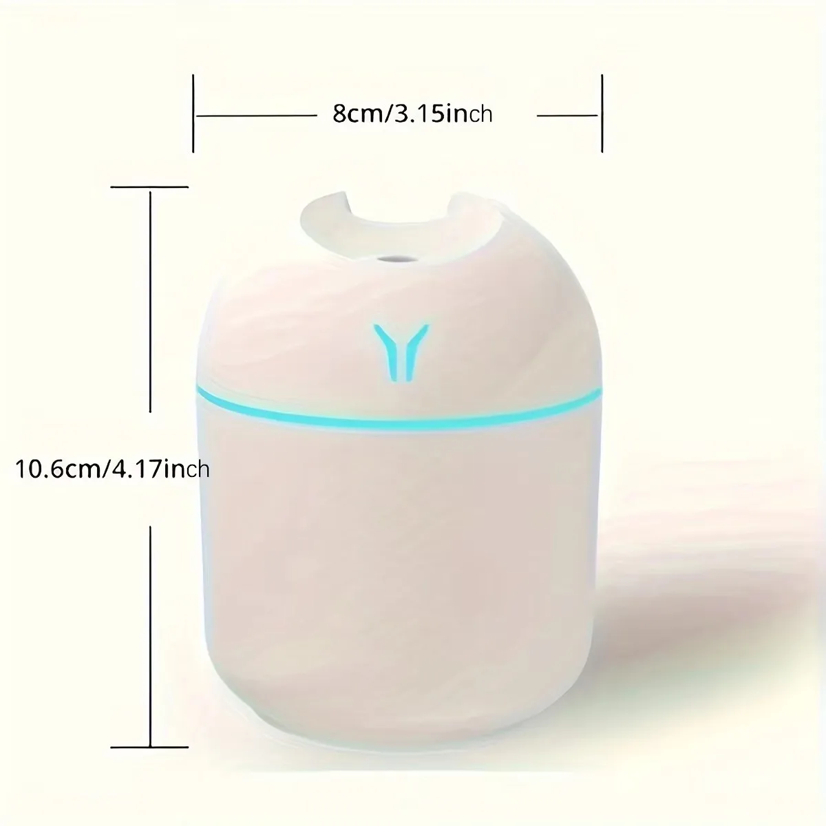 1pc Compact Portable Humidifier for Fine Moisture – Professional Quality Essential Oil Diffuser for Home and Travel