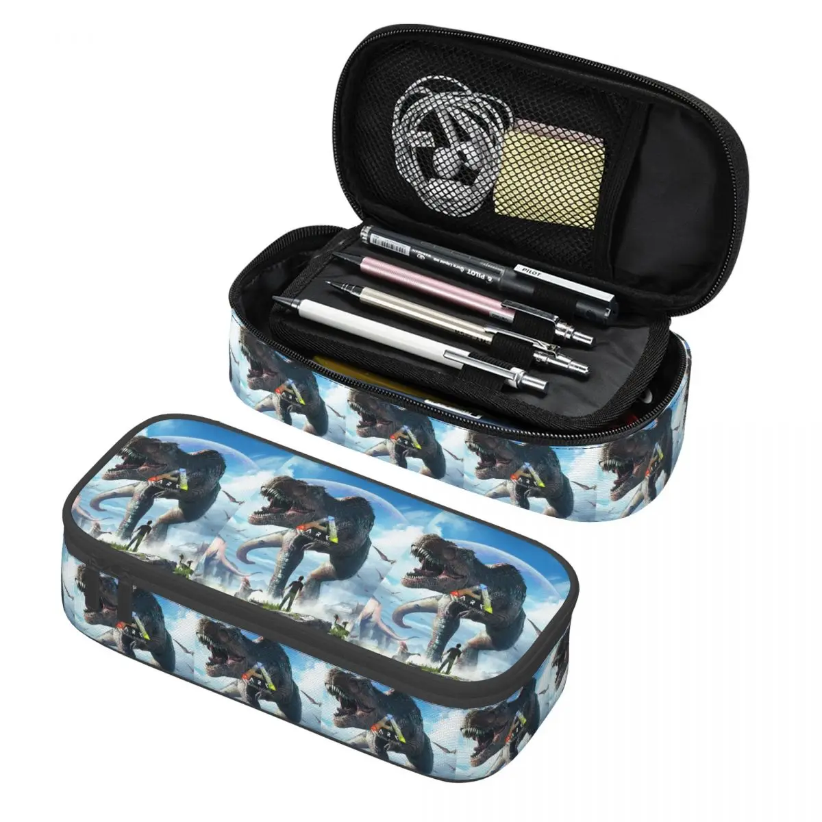 Trousse à crayons Ark Survival Evolved, porte-stylo, rangement pour fournitures de papeterie, grande boîte de rangement pour stylos, sac à crayons pour étudiants, idée cadeau