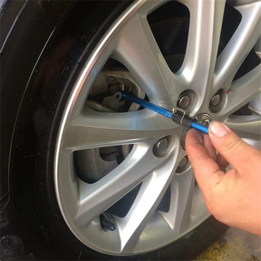 Acouto Brake Pad Measuring Tool Car Brake Pad Tester Vehicle Brake Pad Thickness Gauge Brake Pad Lining Measure Tool Automotive