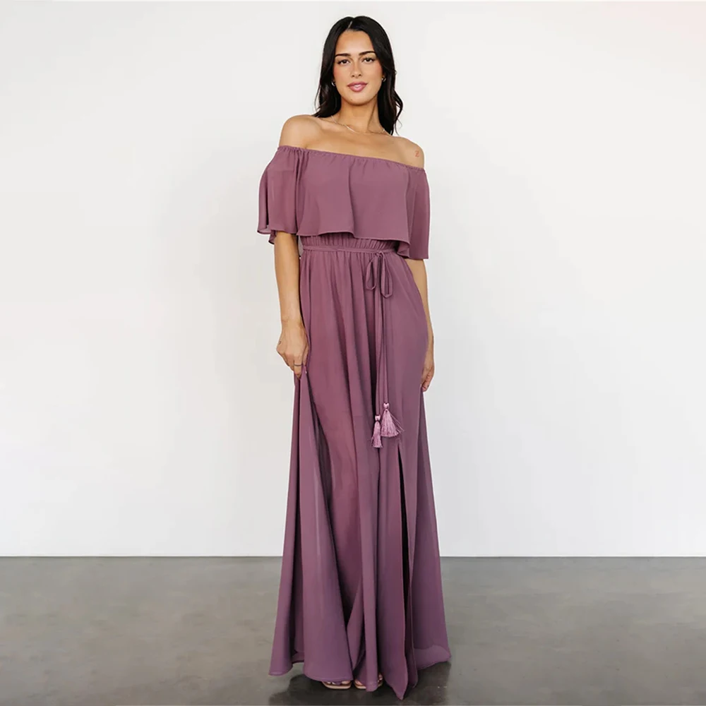 

Women's Evening Dress Prom Dresses A-Line Cocktail Dress Formal Party Gowns with Draped Elegant Wedding Guest Dress Customized