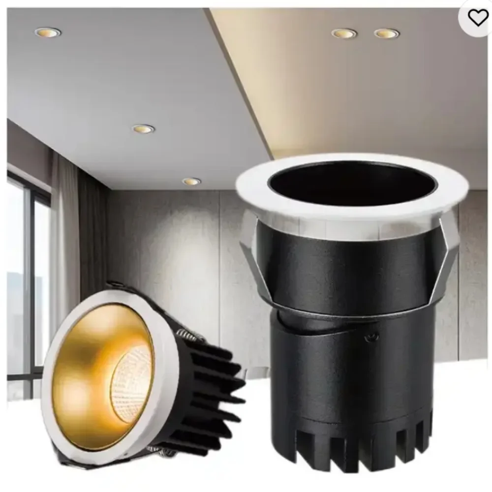 3W 5W 7W New Product Small Size Design No Harsh Lights No Flicker Trimless Recessed Grill Spot Light LED Spotlight