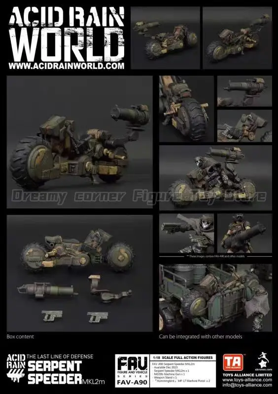

【In Stock】Acid Rain War FAV-A90 3.75 Inches SERPENT SPEEDER 1/18 SCALE FULL ACTION FIGURES