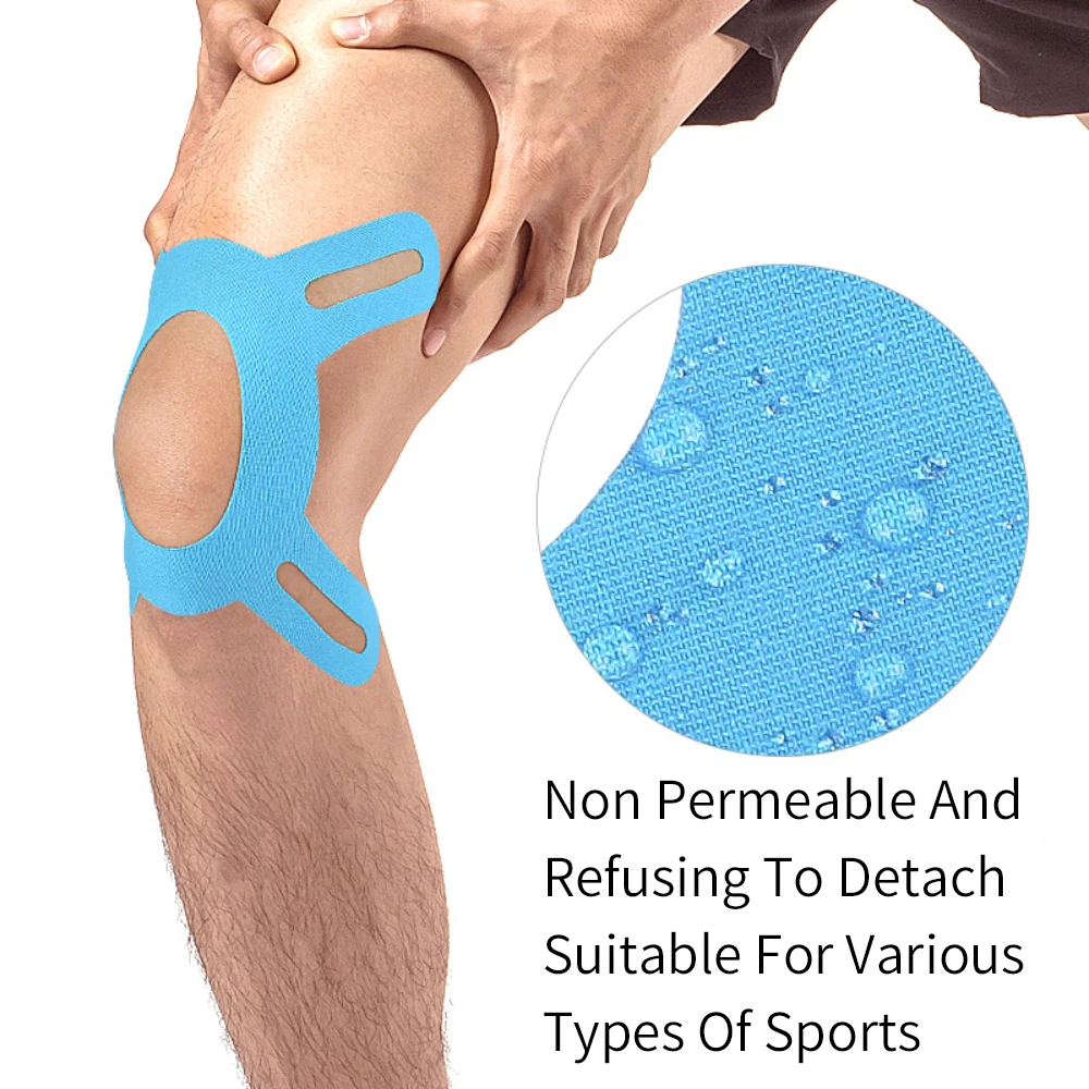 Professional Kinesiology Tape for Knees Support Kinetic Tape Breathable Muscle Support Tapes Knee Bandage Waterproof Pain Relief