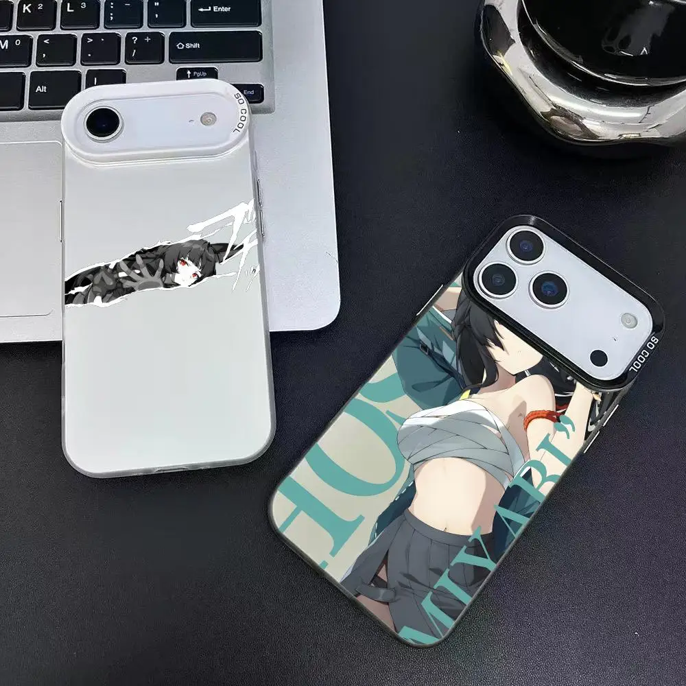 Miyabi Zzz Z-Zenless Zone Zero Phone Case For IPhone 17 16 15 14 13 12 11 Pro Max Air Matte Laser Aurora Shockproof Phone Case #2