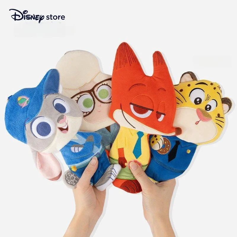 

Оригинальный плюшевый брелок Disney Zootopia Джуди и Ник, пенал-косметичка, подвеска-кукла, милый аксессуар для сумки, для студентов