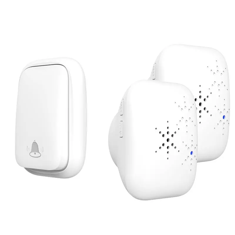 B23B EU Plug Wireless Doorbell 38 Chimes Waterproof Cover Long Distance 4 Volume Settings