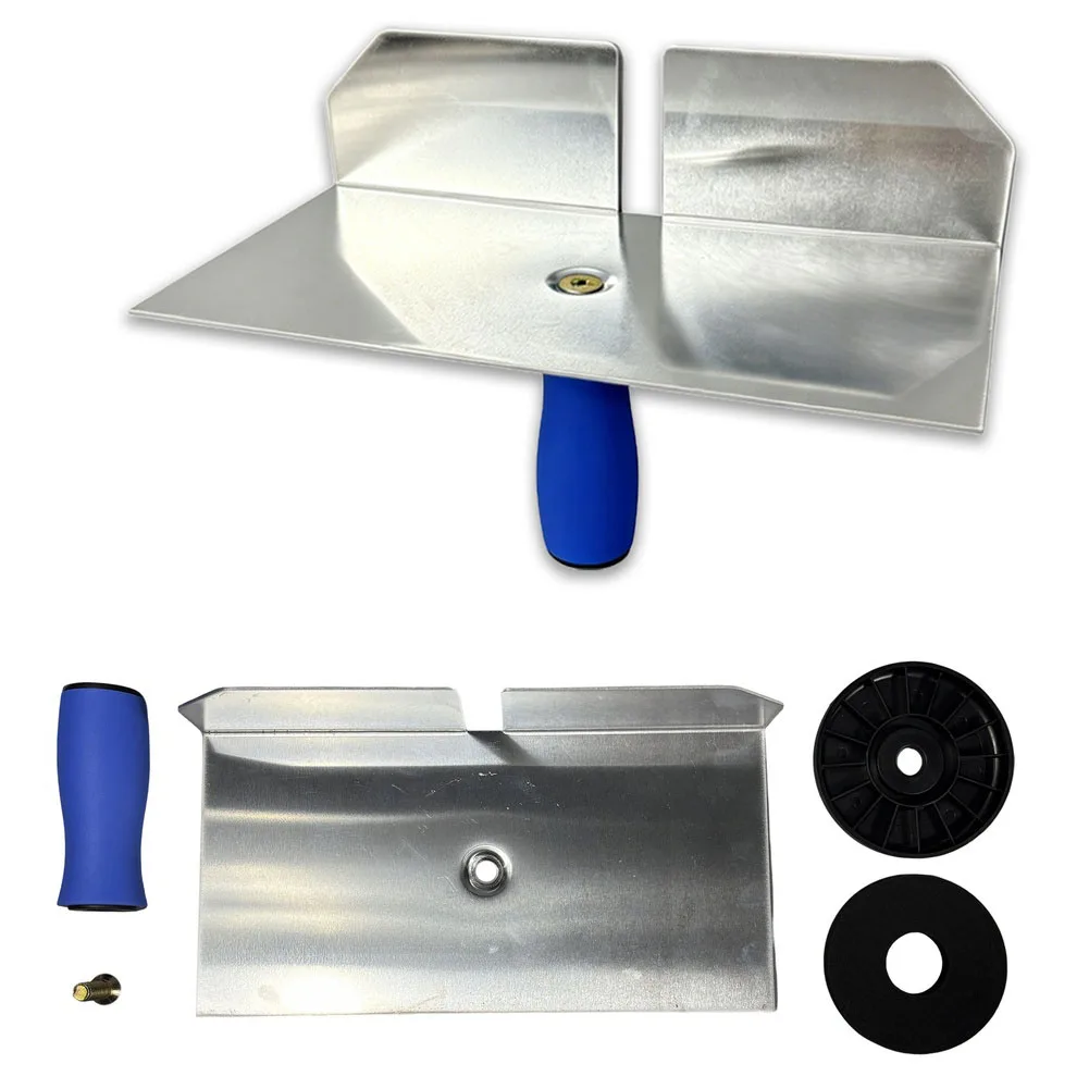 Aluminum Grouting Tool with Plastic Handle for Wall Tiles Plaster Application 33 20 10cm Ergonomic Non Slip Grip