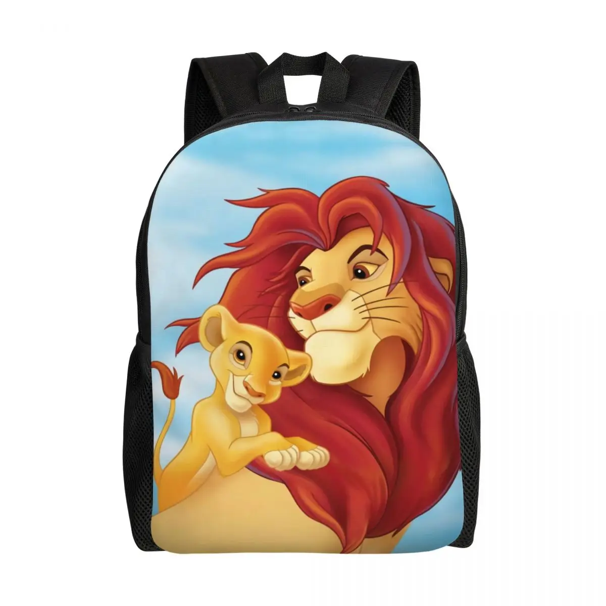 

Custom 3D Printing King Lion Simba Backpacks for Boys Girls Hakuna Matata School College Travel Bags Women Men Bookbag