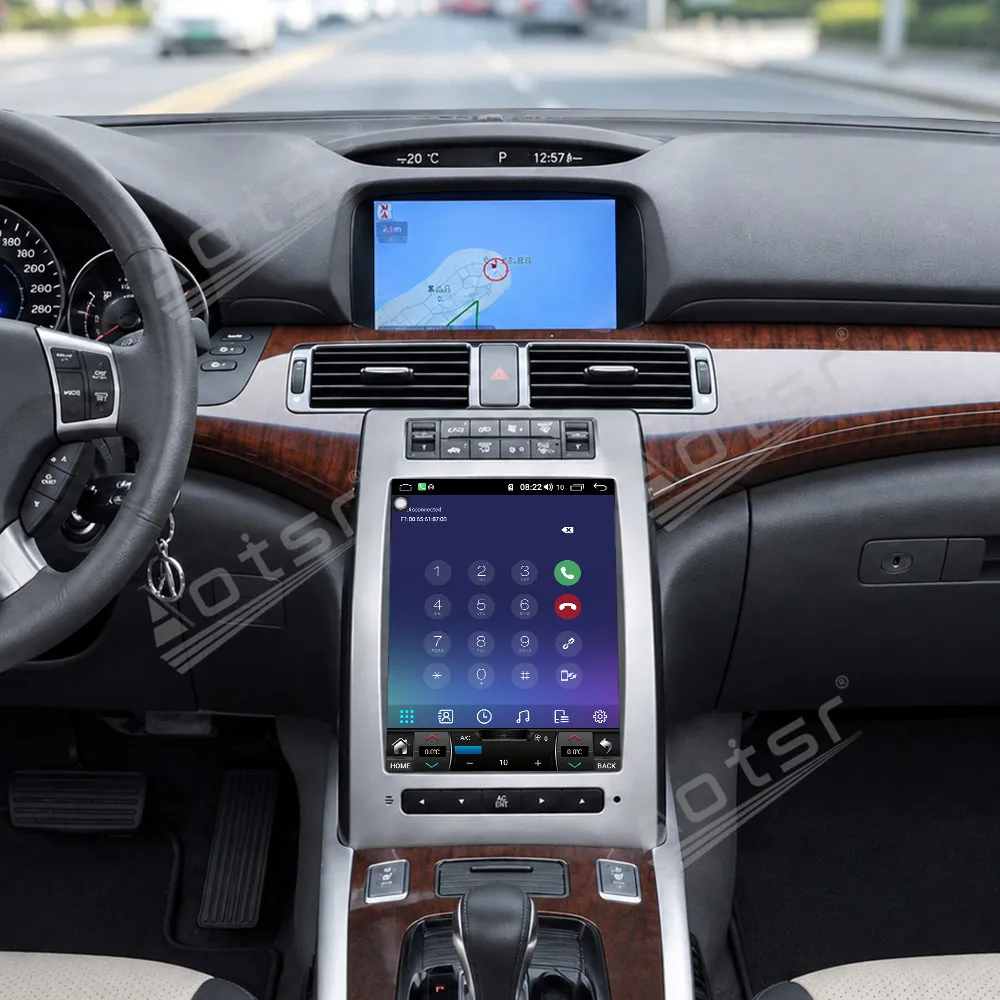 10.4 Inch Vertical Screen Android15 Car Radio For Acura RL 2004-2012 Touch Screen GPS Navigation Wireless CarPlay Auto Head Unit