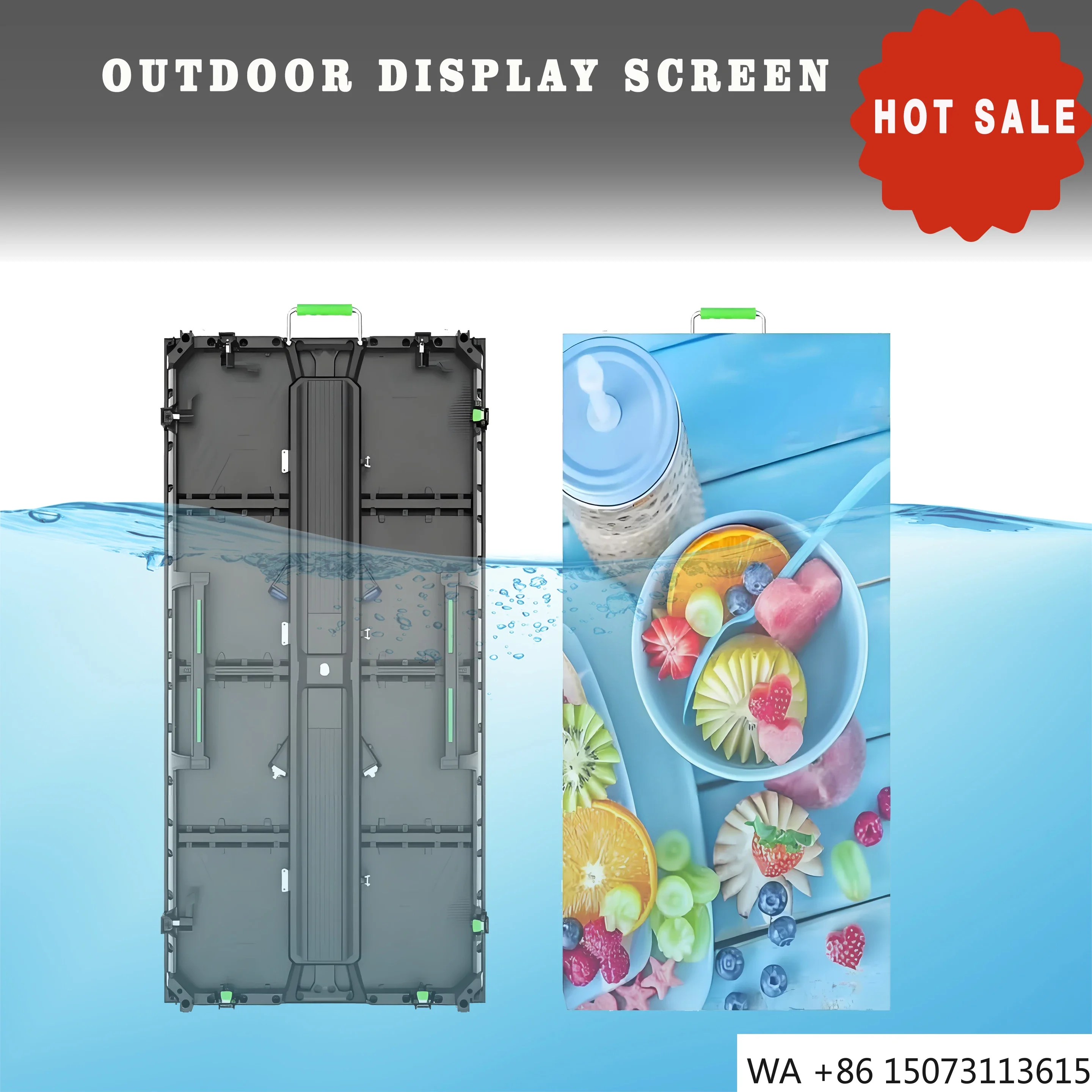 

Outdoor P2.604 Ultra Clear LED Rental Screen 500x1000mm 3500-4000 Mcd/m 5-Year Warranty