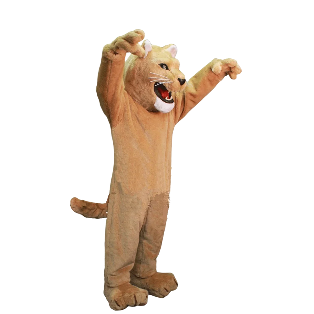 Lioness Mascot Costume Adult Size Zoo Wild Animal Male Carnival Party Cosply Mascotte Fit Suit Kit EMS FREE  SW1005