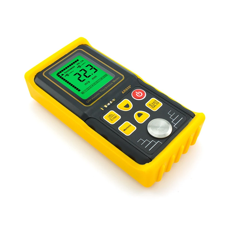 AR850+ Ultrasonic Thickness Gauge Metal Steel Plate Thickness Gauge Glass Plastic