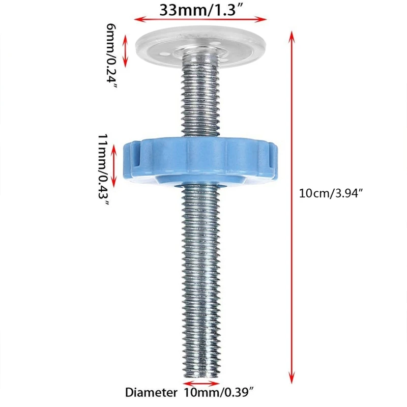 4pc 아기 계단 난간 아기 어린이 안전 도어 바 애완 동물 격리 울타리 볼트 D5QA