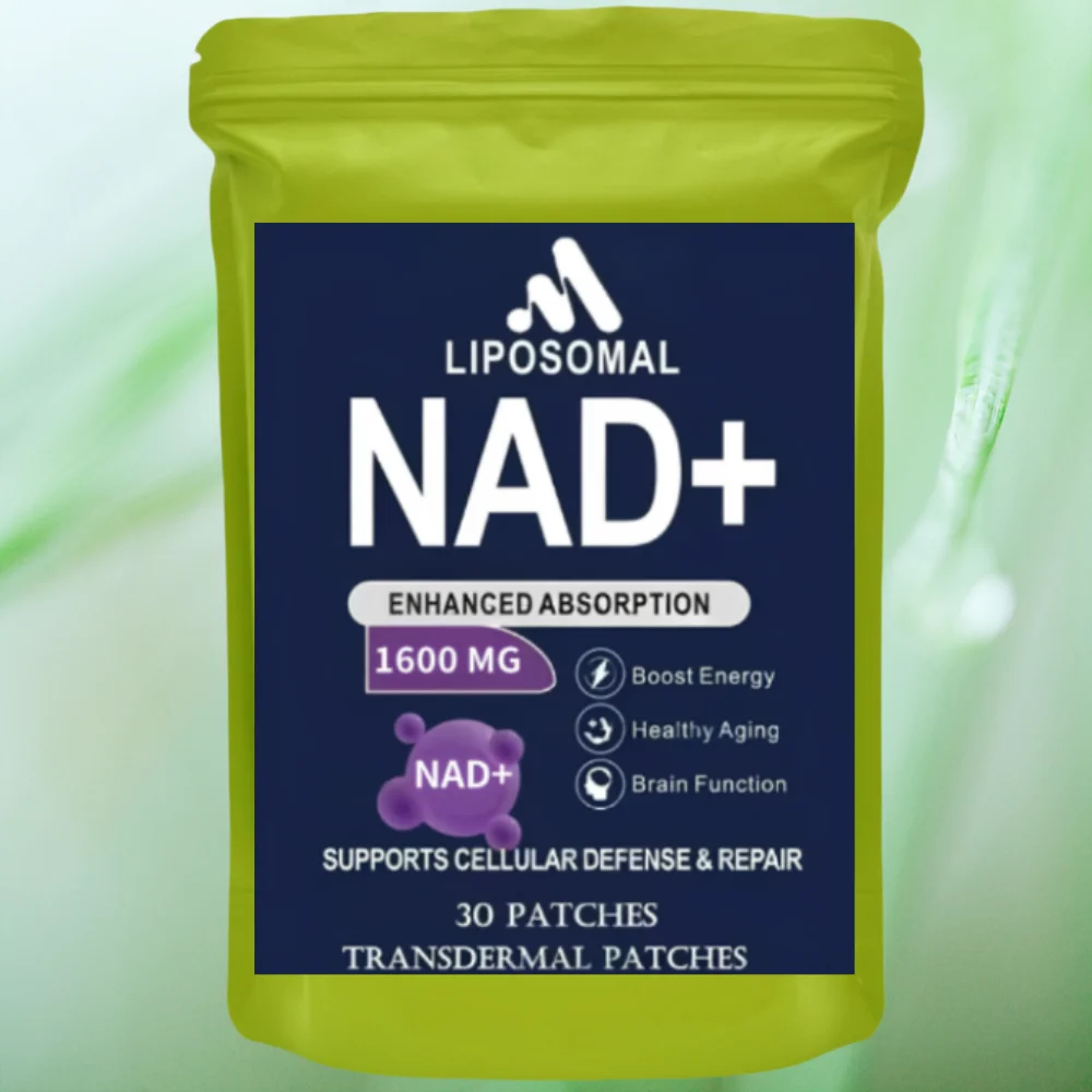 NAD+ Plus Transdermal Patches Boost Energy, Healthy Aging, Brain Function 30 Patches (30-Day Supply)