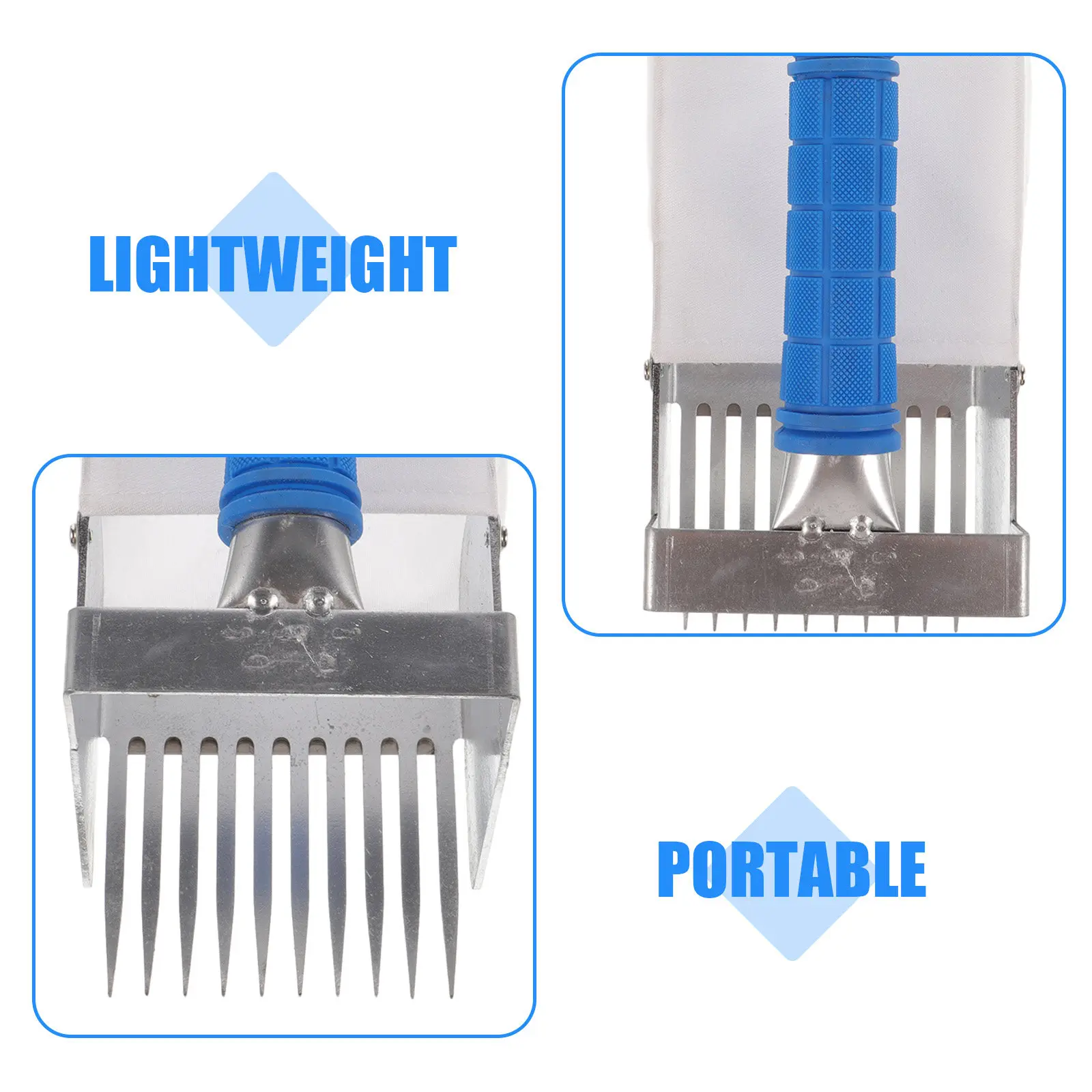 Berry Picker Daisy Flower Design Portable Blueberry Picker Scoop Lightweight Labor Saving Fruit Harvesting Rake Garden Tool
