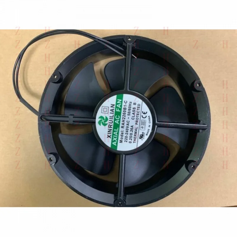 

XXZ для 1 шт. 0,26 А 22060 22 см 2-проводной высокотемпературный охлаждающий вентилятор RAH2260B1-C 220 В