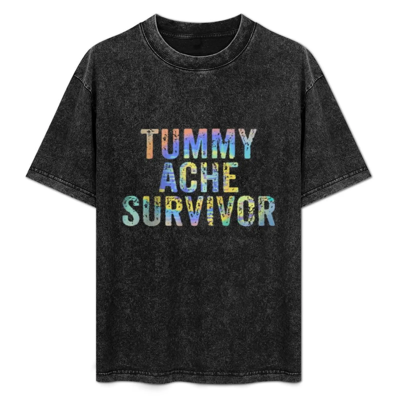 

Tummy Ache Survivor shirt T-Shirt Fashion Graphic Tee for Men