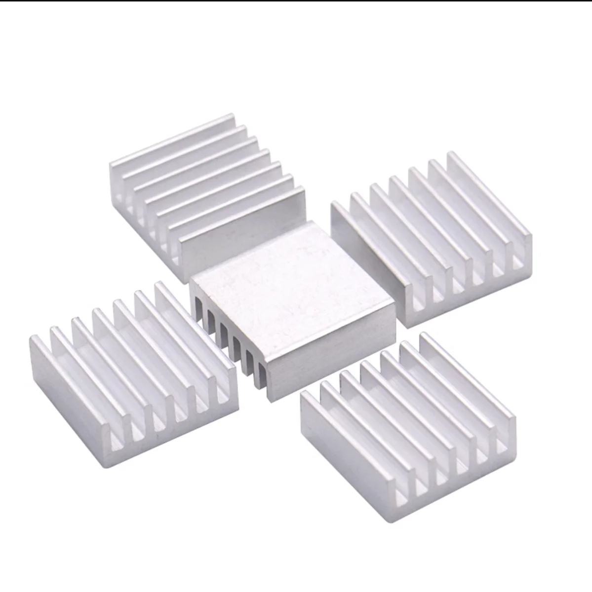 10PCS  Heat sink 14 * 14 * 6MM (silver) high-quality heat sink