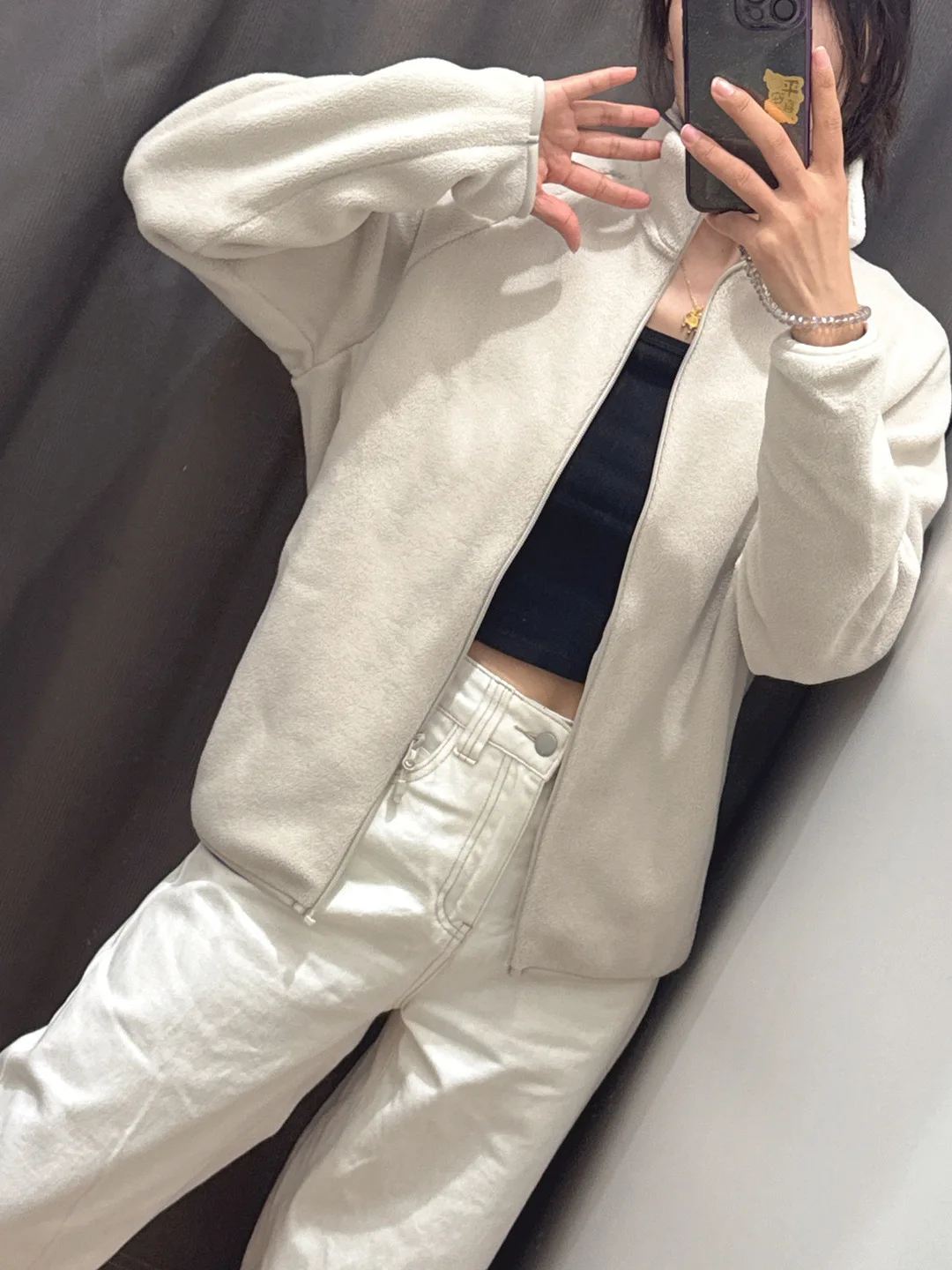 

Теплая флисовая куртка на молнии с длинными рукавами, повседневная верхняя одежда для осени и зимы, новинка L479792, стандартный крой, цветная