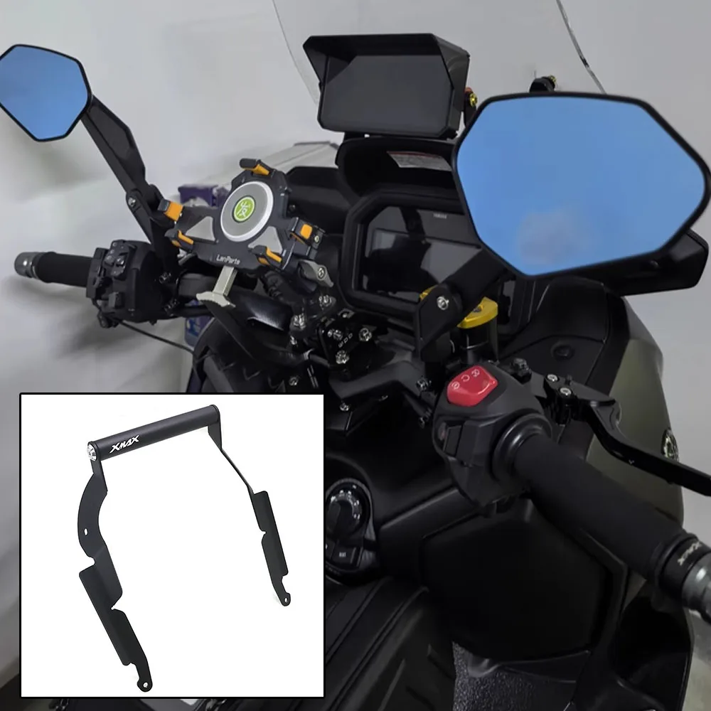 

For YAMAHA X-MAX 300 GPS Navigator Bracket X-MAX300 Mobile Phone Holder X MAX 2025 XMAX300 XMAX 300 Tech MAX Supporto Navigatore