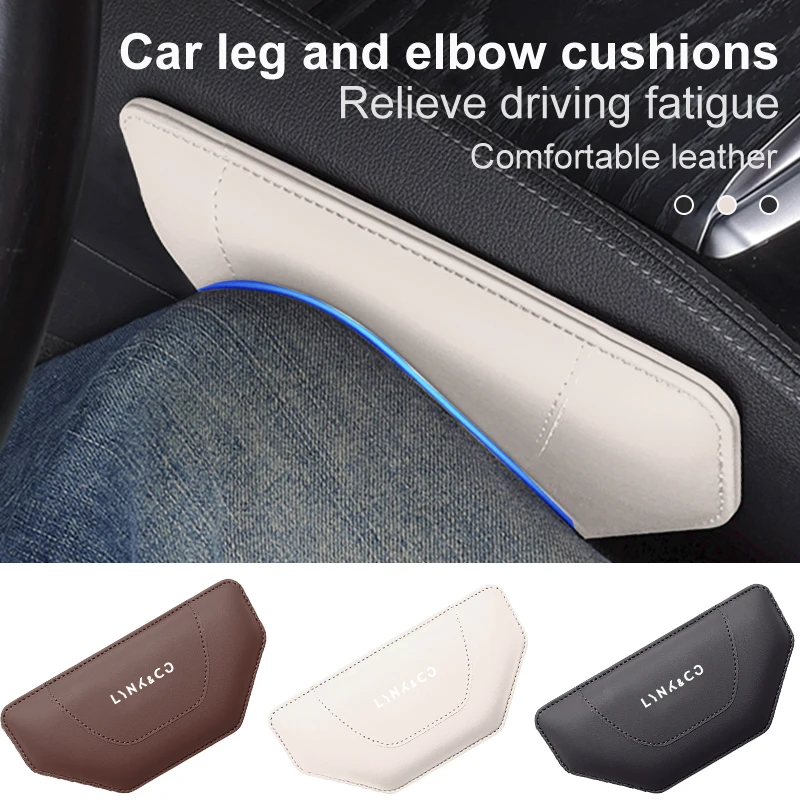 Car Leather Knee Pad Inside Knee Cushion Comfortable For LYNK&CO 06 03 05 08 09 01 02 Hatchback BX11 EX11 ZERO LYNK