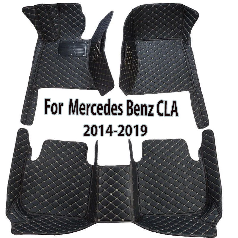 

Car Floor Mats For Benz CLA C117 2014 2015 2016 2017 2018 2019 Custom Auto Foot Pads Carpet Cover Interior Accessories