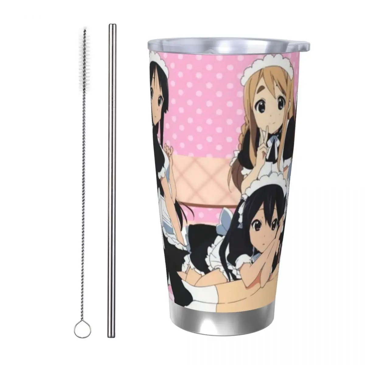 Japanese Anime K-On! 20oz Stainless Steel Insulated Thermal Coffee Car Cup Cold Hot Mugs Vacuum Flask