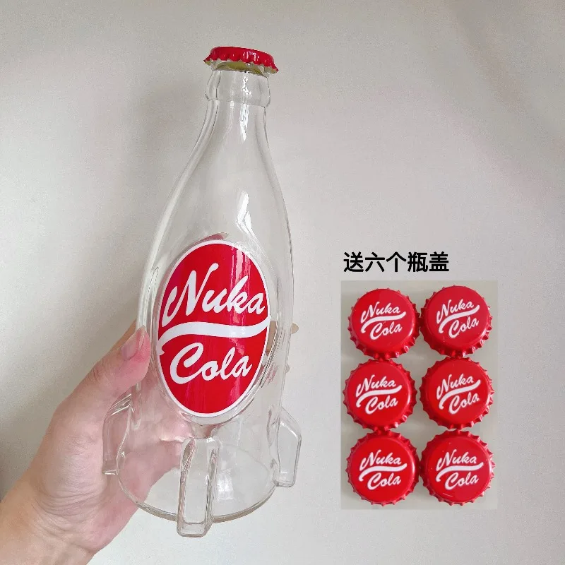 Hot Nuclear Coke Radiation Coke Bb Kid Rocket Glass Bottle Radiation Peripheral Quantum Flavor Pick Up Bottle Cap Glass Bottle view 2