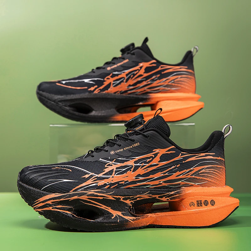 

Running Shoes Men Carbon Board Speciality Marathon Sports Trend Breathable Lightweight Women's Comfortable Nonskid Sneakers