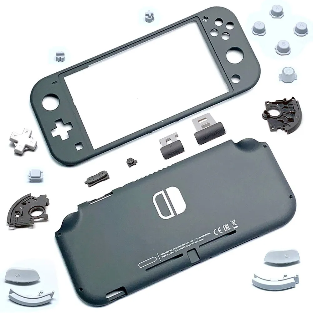 

Replacement Plastic Shell Case Cover for Nintendo Switch Lite Console Faceplate Back Cover L R ZL ZR ABXY button Trigger Button