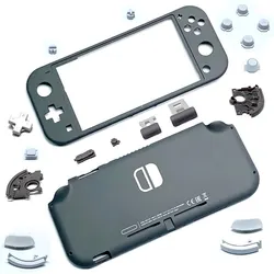 Coque en plastique de remplacement pour console Nintendo Switch Lite, coque arrière, L, R, ZL, ZR, bouton ABXY, bouton de certes