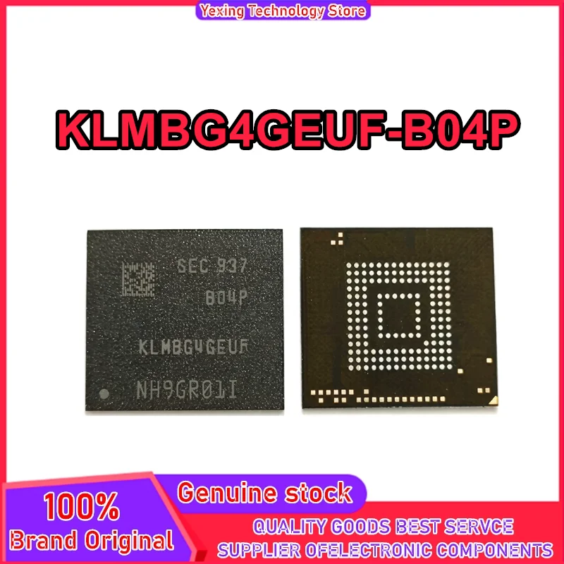 KLMBG4GEUF-B04P Industrial grade 5.1 version 32GB flash memory chip IC New Original in stock