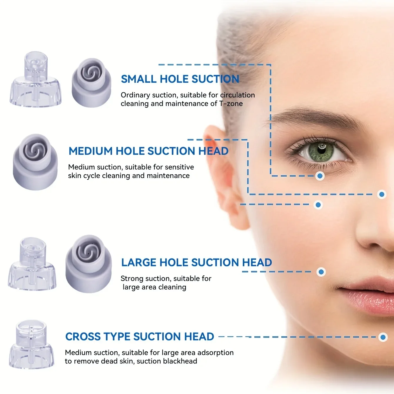 2024, пылесос для удаления черных точек, электрический микро-маленький пузырьковый аппарат для очистки лица, USB перезаряжаемое косметическое устройство