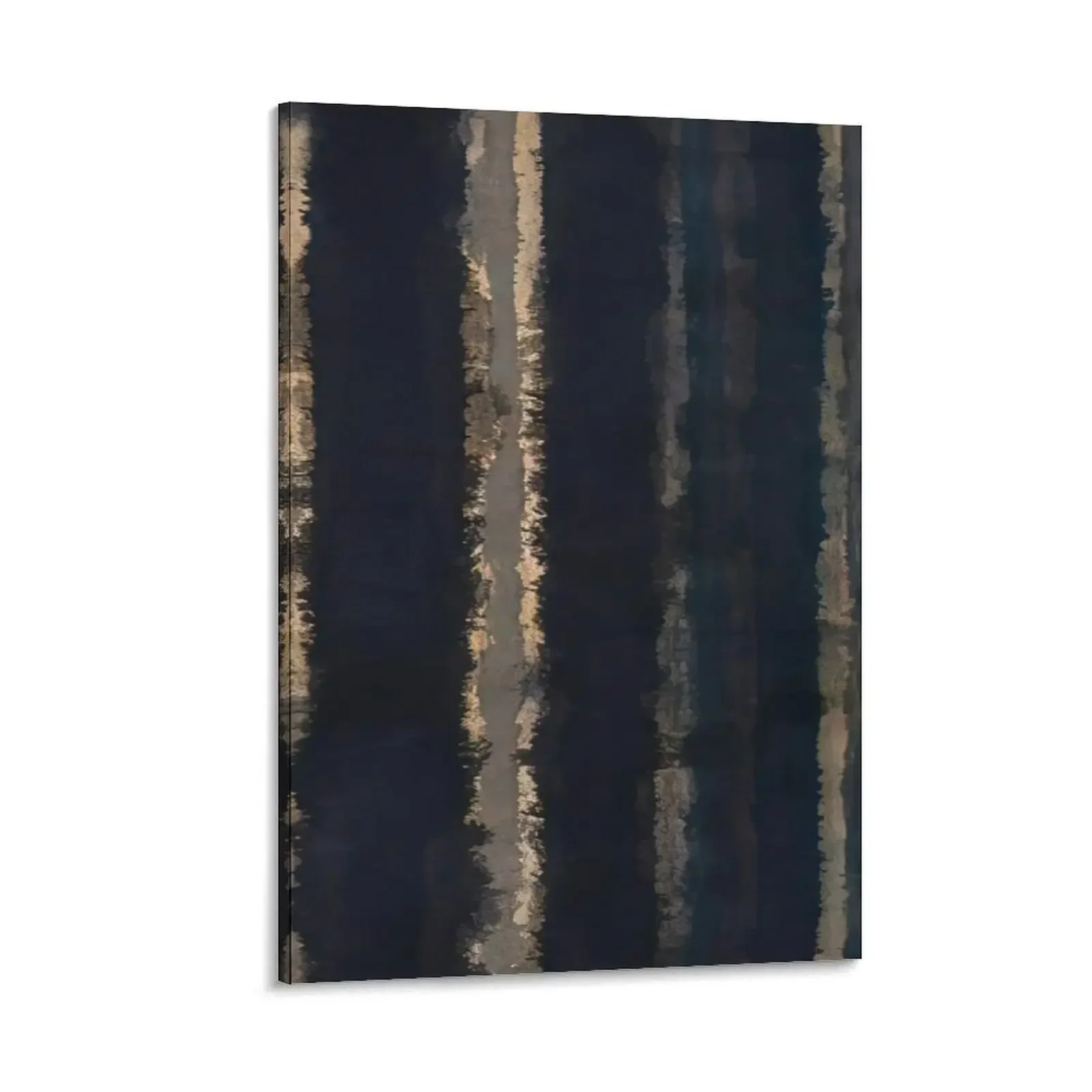 

Burnt Umber and Ultramarine - 1978 - Yun Hyong–keun Canvas Painting decor room decorations for girls Paintings on the wall