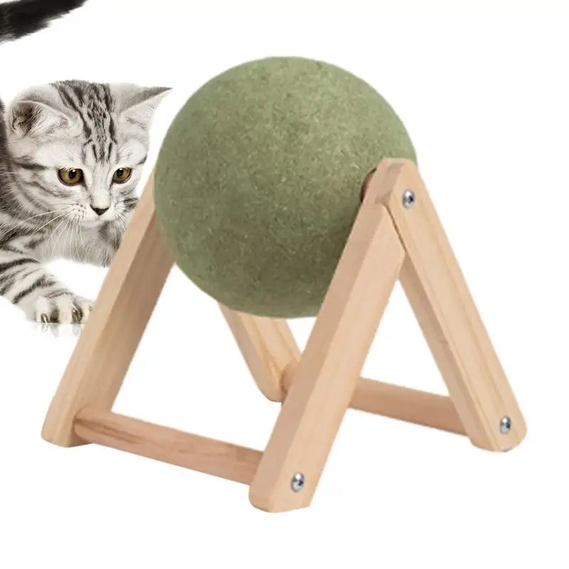 

Catnip ball Ferris wheel Rotatable Floor Lickable pet toys Catnip Roller can't put down stand up interative pet supplies