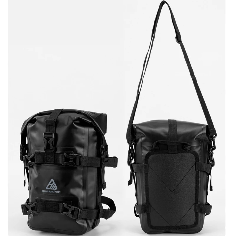 Motorcycle Crash Bar Bags Waterproof Side Storage Bag Tool Pouch Anti Slip Luggage Frame Mounted Motorcycle Accessories