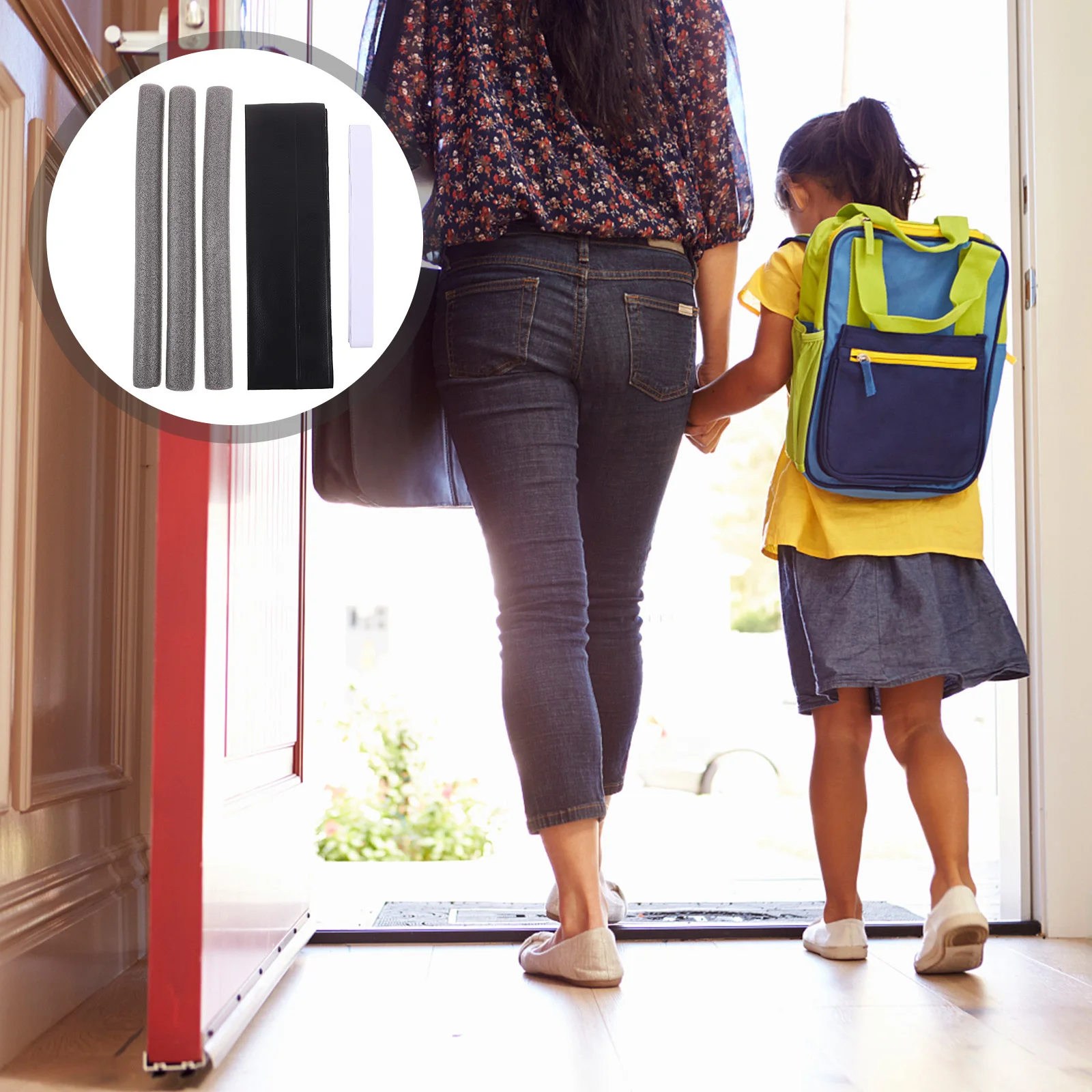 

Seal Strip Bottom Of Draft Stopper For Noise Dust Wind Blocker Adhesive Under Door Weatherproof Strip Door Crack Sealer