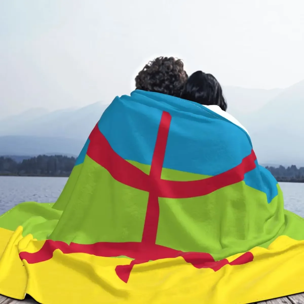 Berber-Flagge, Nordafrika-Banner, Amazigh-Flagge für Garage, Hintergrund, Banner, Zuhause, Geburtstag, Schlafzimmer, Party-Dekoration, doppelseitig