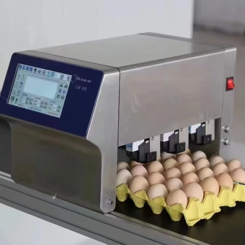 Date Egg Stamping Egg Tray Production Code Date Inkjet Printing Machine Egg Printer Customized