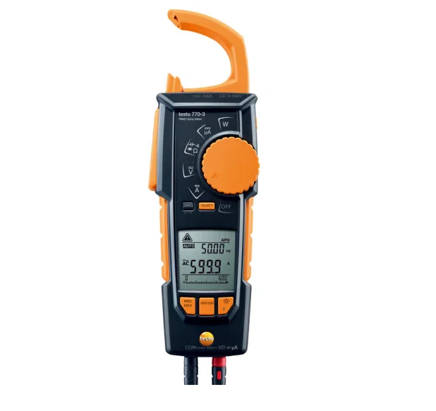 

Testo 770-3 AC DC Clamp Meter with bluetooth Innovative Grab Large Two Line Display Clamp Meter