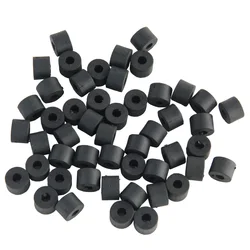 50pcs/Lot 9mm Thick Sheath Holster Spacers Black Nylon Round Rubber Washer