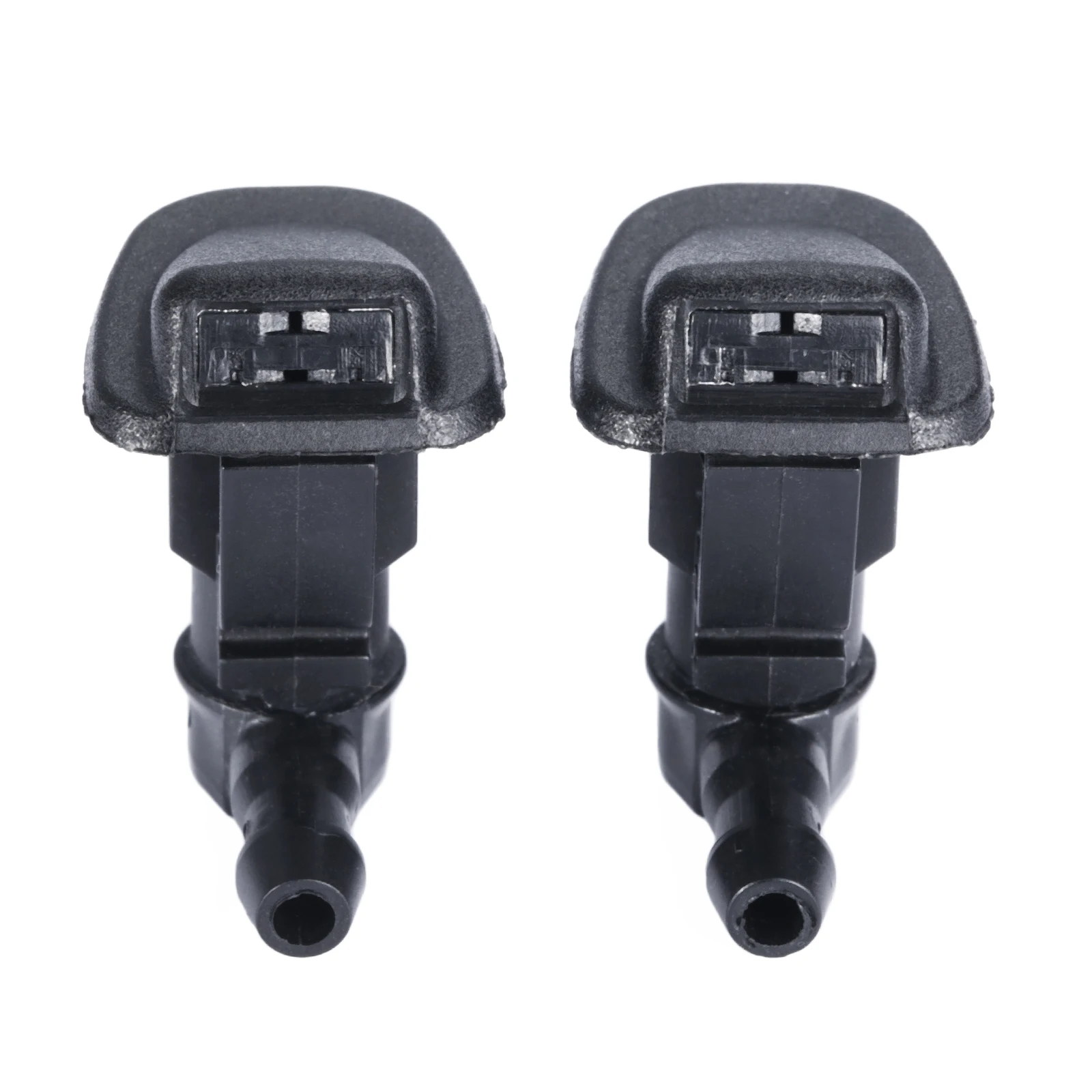 2 Pcs Plastic Windshield Windscreen Wiper Washer Jet Nozzles For Jeep Wrangler JK 2013 2014 2015 2016 2017 2018 OE#68164356AB