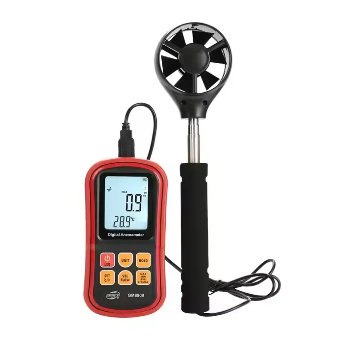 

GM8909 Air Flow Digital Anemometer Wind Speed Meter Multi Professional Portable