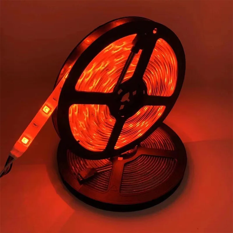 5M LED Strip Light 12V 300 SMD 3528 RGB & Single Color Flexible Ribbon High Quality Home Decorative Lighting