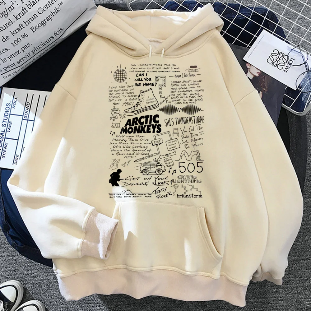 Arctic Monkeys-Sweat à capuche pour femme, esthétique, style coréen, vêtements graphiques