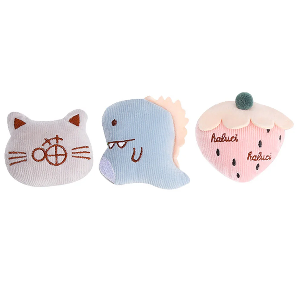 3 Pcs Wear-resistant Cat Training Toys Playthings Chew Toys (Colorful) pet playthings cat chew toys