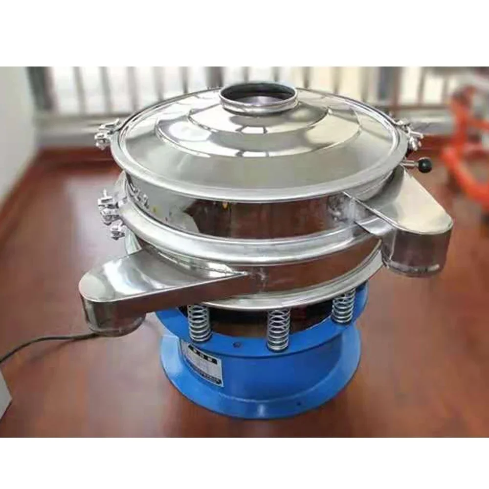 Vibrating Sieve Manufacturers Cassava Powder Rotary Vibrating Sieve Screen Machine