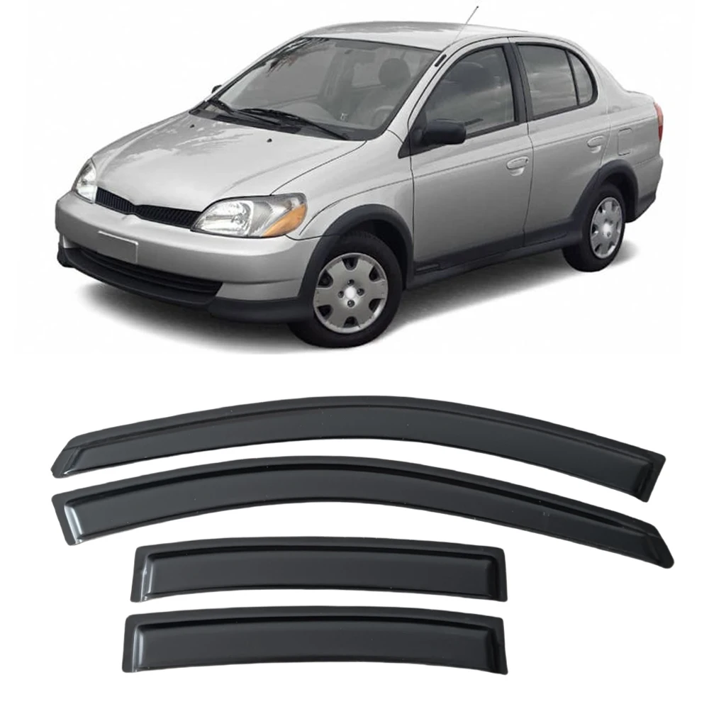 

Window Visor for TOYOTA ECHO SEDAN XP10 2000 2001 2002 2003 2004 2005 Wind Deflectors Rain Guards Door Visor Shades Ventvisor