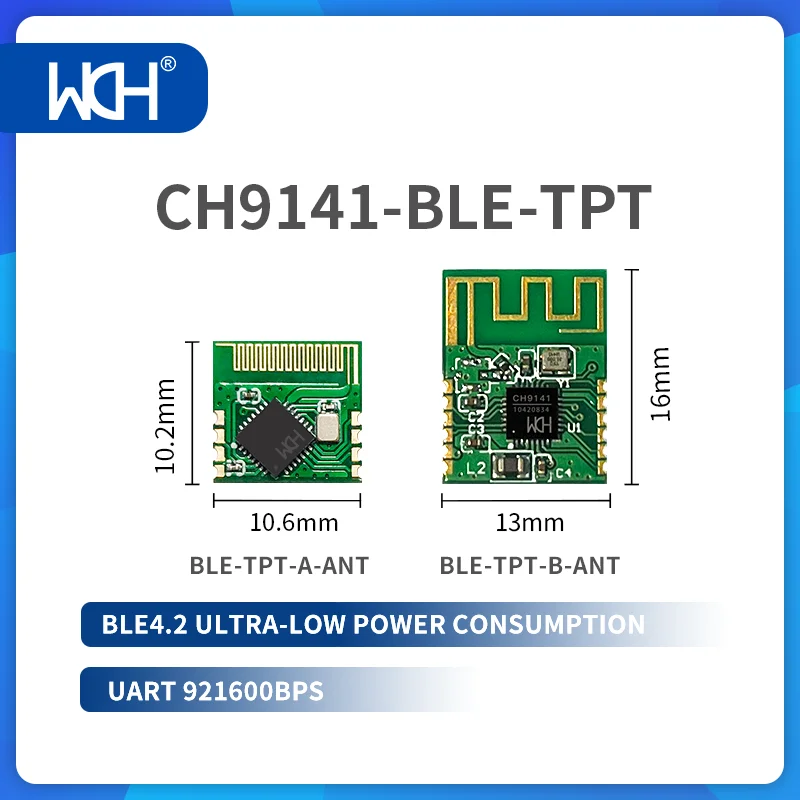 2Pcs/Lot CH9141 Evaluation Board BLE4.2 ultra-low power consumption UART 921600bps