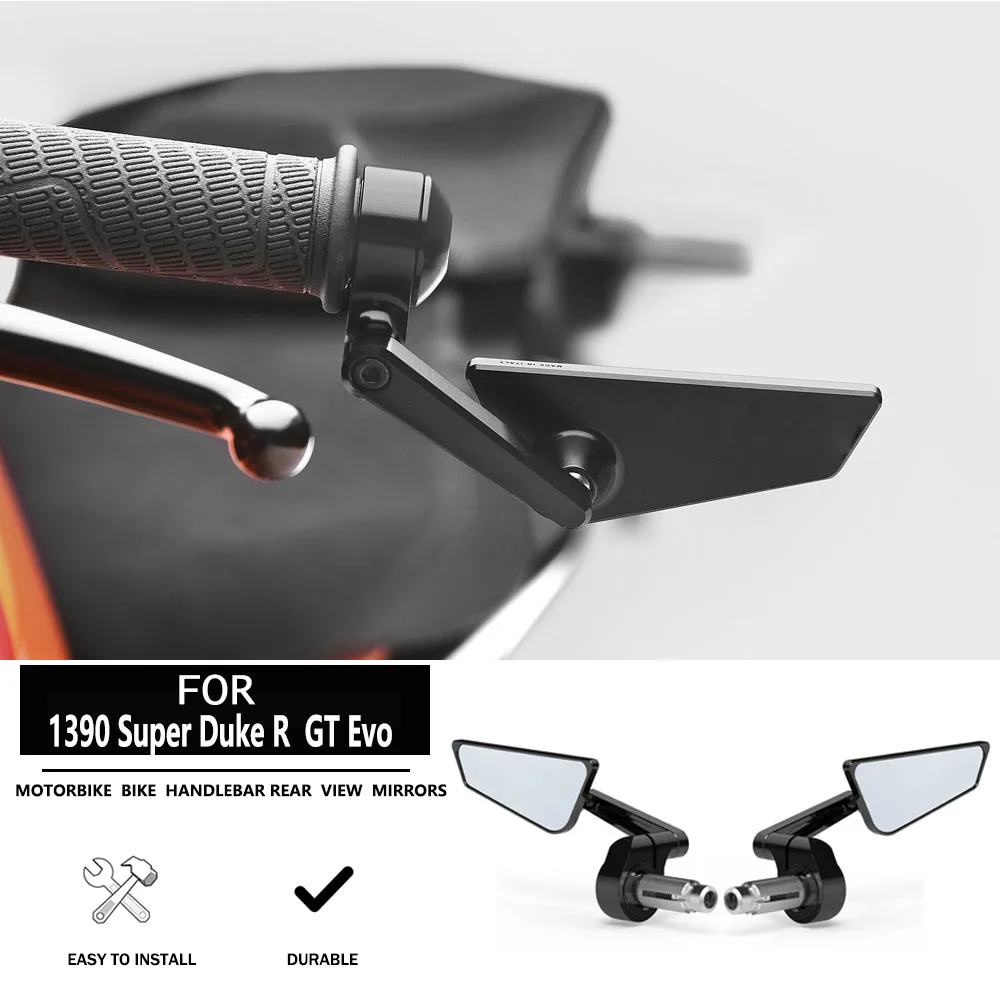 Motorcycle Rearview Mirrors Scooter Bar End Handlebar Mirror For KTM 1390 Super Duke 1390 Super Duke R EVO GT All